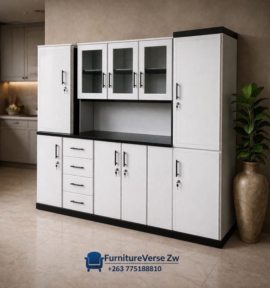nibcrouch's tweet image. 🔥 “Upgrade your kitchen with this sleek white &amp;amp; black modular cabinet set from FurnitureVerse – stylish storage that makes every space shine! 📞 Call 0775188810 for yours today.”

#FurnitureVerse   #InteriorStyle #Zimbabwe #BuyNow #0775188810 🚀👌

whatsapp.com/channel/0029Va…