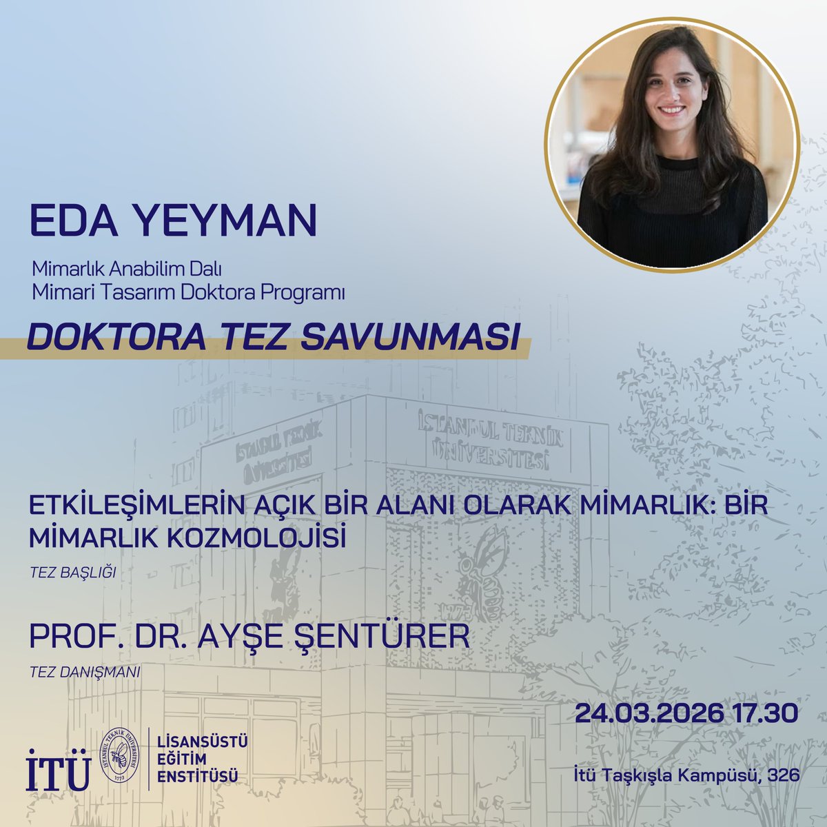 İTÜ Lisansüstü Eğitim Enstitüsü tweet media