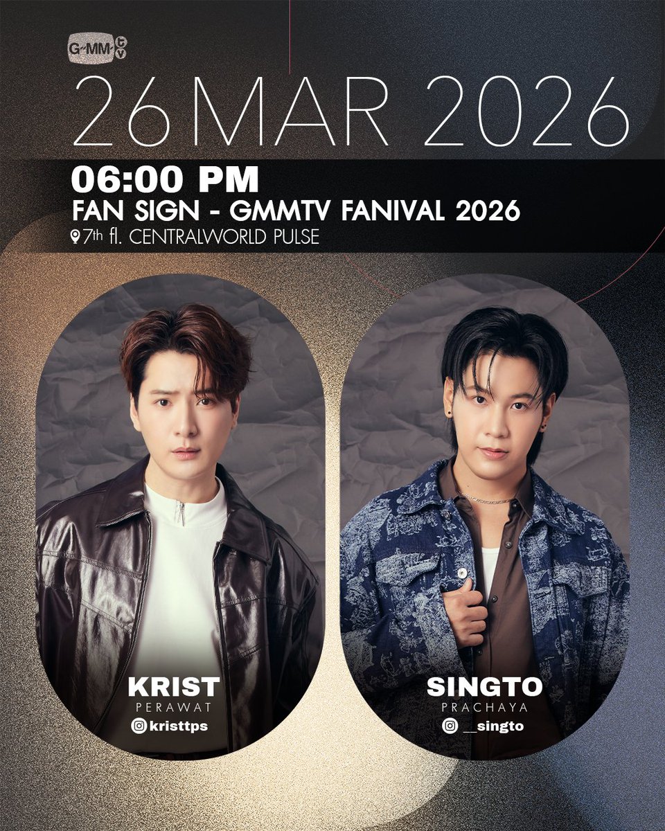 GMMTV's tweet photo. [Update] Artist Events

#GMMTV https://t.co/CpVVv8FDWP