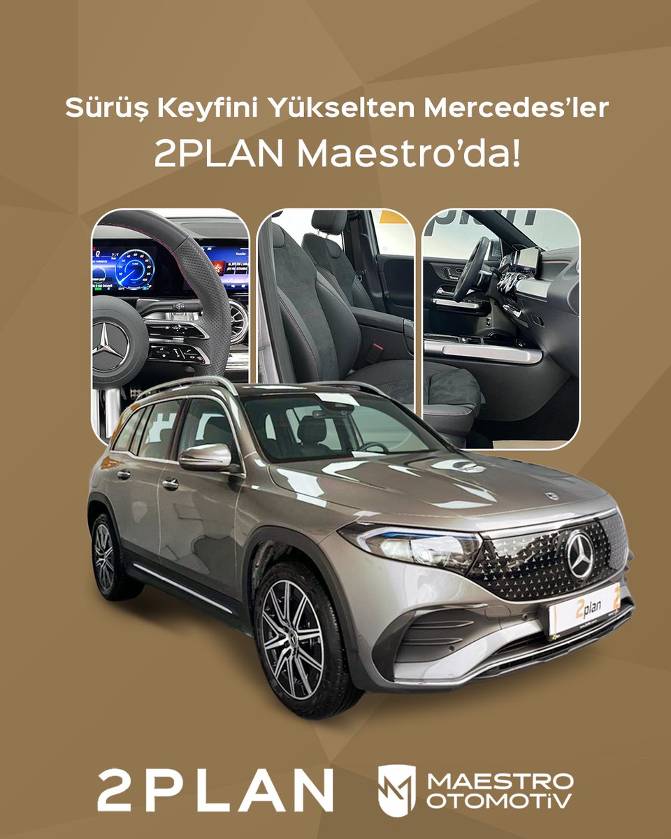 2planmaestro's tweet image. Sürüş keyfini konfor, prestij ve performansla buluşturan Mercedes'ler 2PLAN Maestro’da sizi bekliyor.
Hayalinizdeki otomobili keşfedin, ayrıcalıklı sürüş deneyimine hemen adım atın.
maestrooto.com

#2PLAN #ikincielaraç #araçtakas #maestrootomotiv #mercedesbenztürkiye