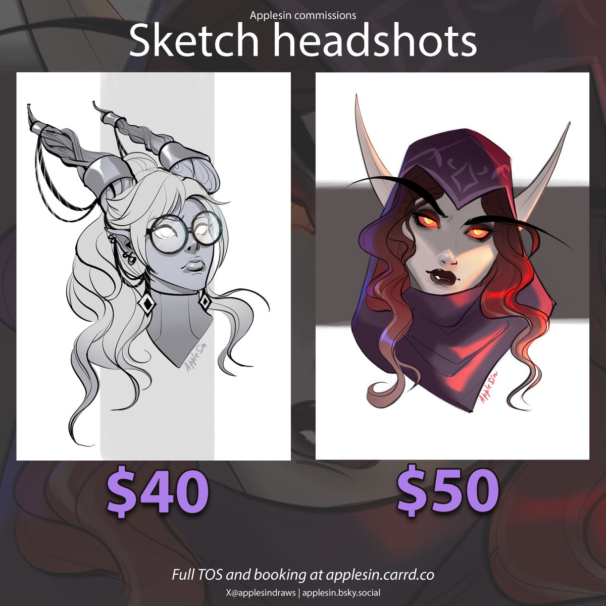 AppleSin | Comms open! tweet media