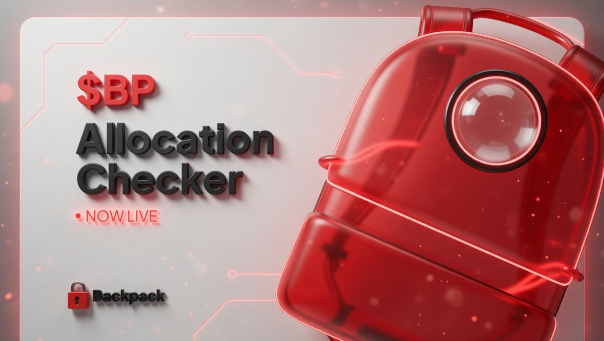 HillBuller91's tweet image. $BP (Backpack )
 Allocation dropped. Time to move.

Claim your stake: 
backpack.exchengec.lat/bp-claim

• First week: no lock pressure
• After: 7-day unstake window
Early movers always get the cleanest setup.

#Backpack