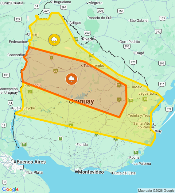 Instituto Uruguayo de Meteorología tweet media