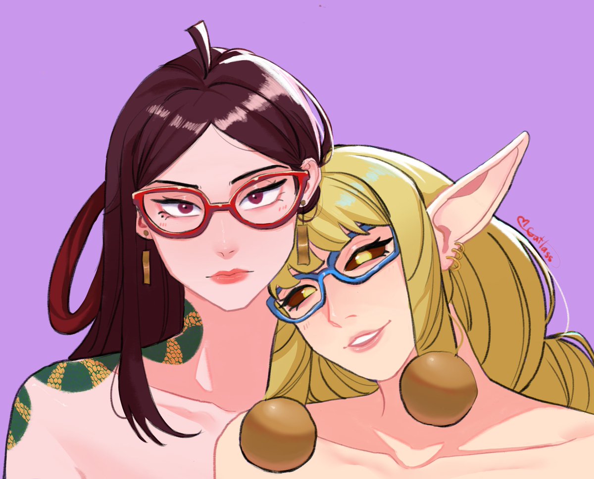 Catlassart's tweet photo. Erza and Amelia https://t.co/4rvhvWAuc3