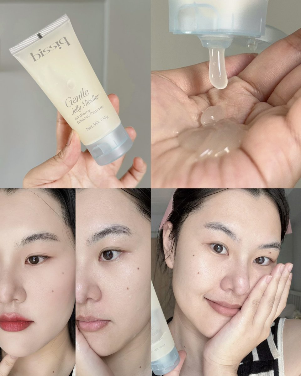 คนผิวแพ้ง่ายต้องชอบแน่ๆ 🩵 คลีนซิ่งเจลลี่ที่ลบเมคอัพจบในขั้นตอนเดียว นวดเบาๆ ก็ละลายออก ไม่ต้องถูแรง ไม่ง้อสำลี! ล้างแล้วผิวนุ่ม ชุ่มชื้น ไม่แห้งตึง ไม่มี Oil / Balm ไม่อุดตัน ใช้แล้วผิวดูเคลียร์ขึ้นจริง เป็นคลีนซิ่งสายอ่อนโยนที่ใช้ทุกวันได้แบบสบายใจ ใครขี้เกียจหลายสเต็ป