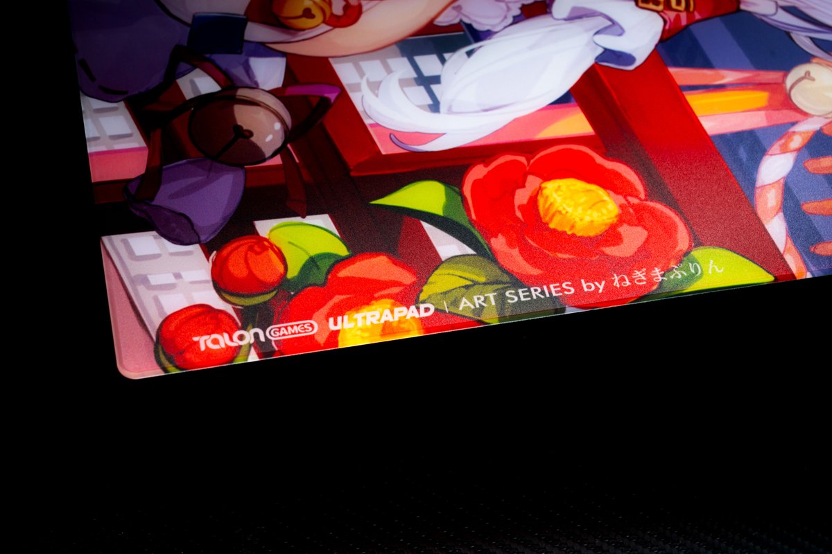 TALONGAMES　稲荷　INARI　ガラスマウスパッド 🔴TALONGAMES ULTRAPAD ART SERIES ゲーミングガラスマウスパッド