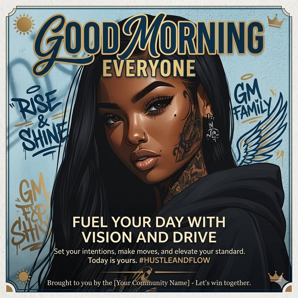 Pearlll_03's tweet photo. GM ☕
This is a friendly reminder to fuel your day with vision and drive.
Set your intentions, make moves and elevate your standard
#HustleandFlow #MondayMotivation #Web3 https://t.co/DsxXT6y8tm