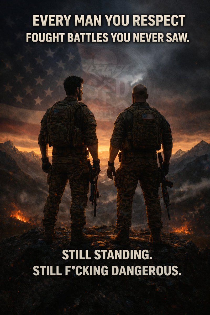 SFDMovement's tweet image. Most people only see the results.
They don’t see the nights, the pressure, the losses, or the moments a man almost quit.
The strongest people you know didn’t have it easy.
They just kept going.

Stay F’cking Dangerous.

#StillFckingDangerous
#StayDangerous
#SFDMovement