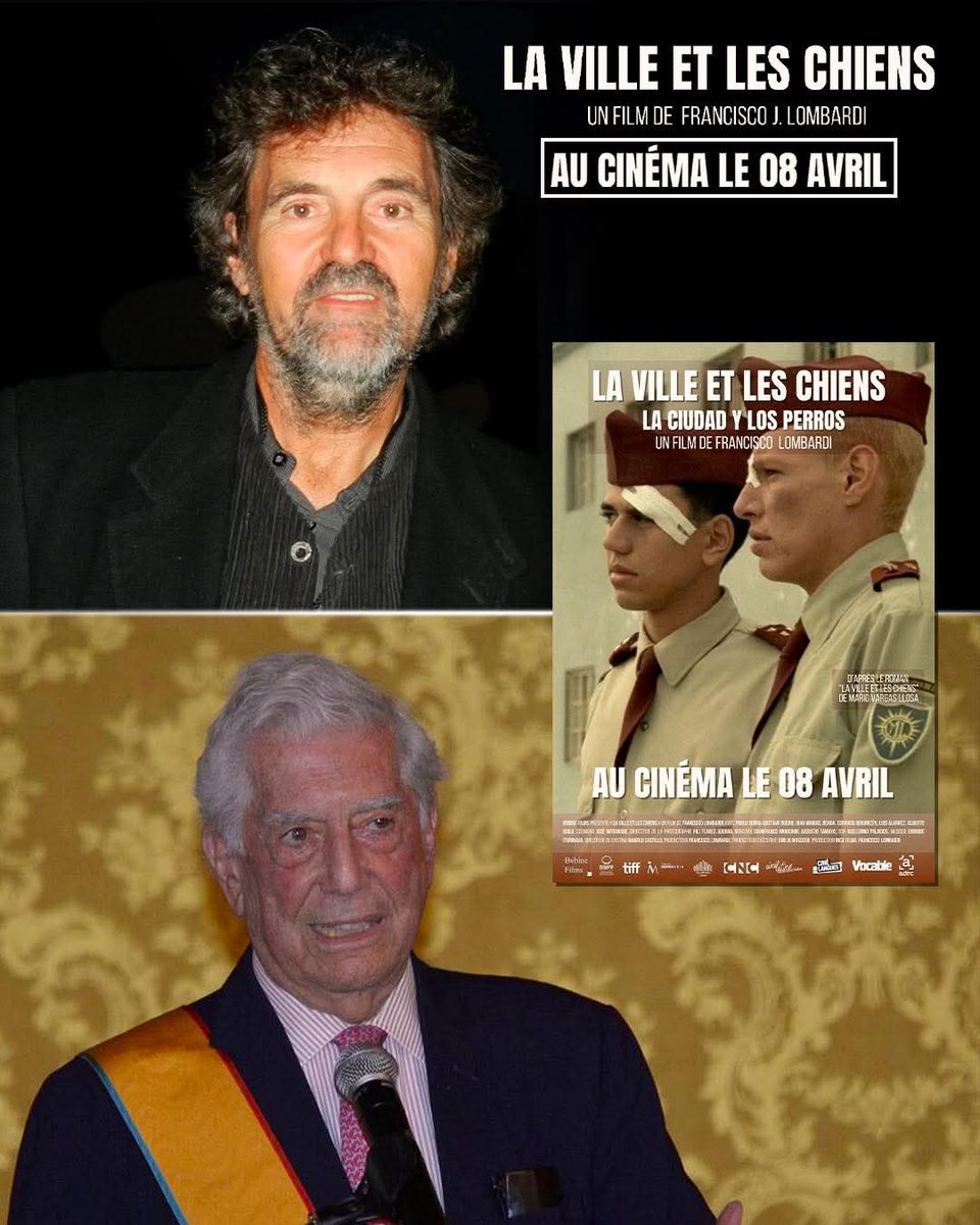 BobineFilms's tweet photo. 🇵🇪 Il y a 60 ans, #MarioVargasLllosa, futur Prix Nobel de littérature, publiait "La Ville et les chiens", un premier roman autobiographique sur son adolescence au coeur d'un collège  Leoncio Prado

LA VILLE ET LES CHIENS, au cinéma le 8 avril en version restaurée. https://t.co/3qKlHGCcsX