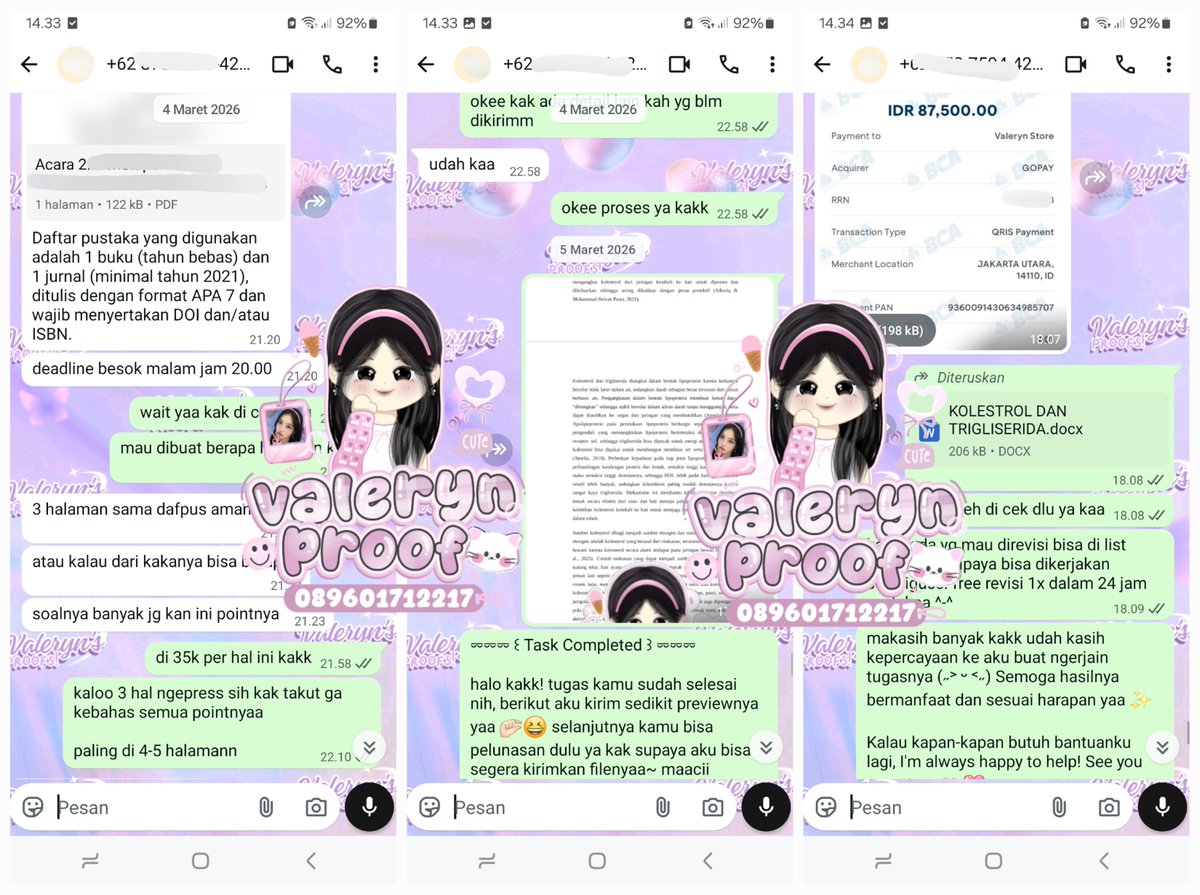Vale ʚଓ Tutor Bimbingan & Joki Skripsi ; Olah Data tweet media