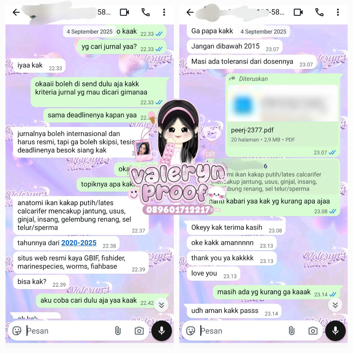 Vale ʚଓ Tutor Bimbingan & Joki Skripsi ; Olah Data tweet media