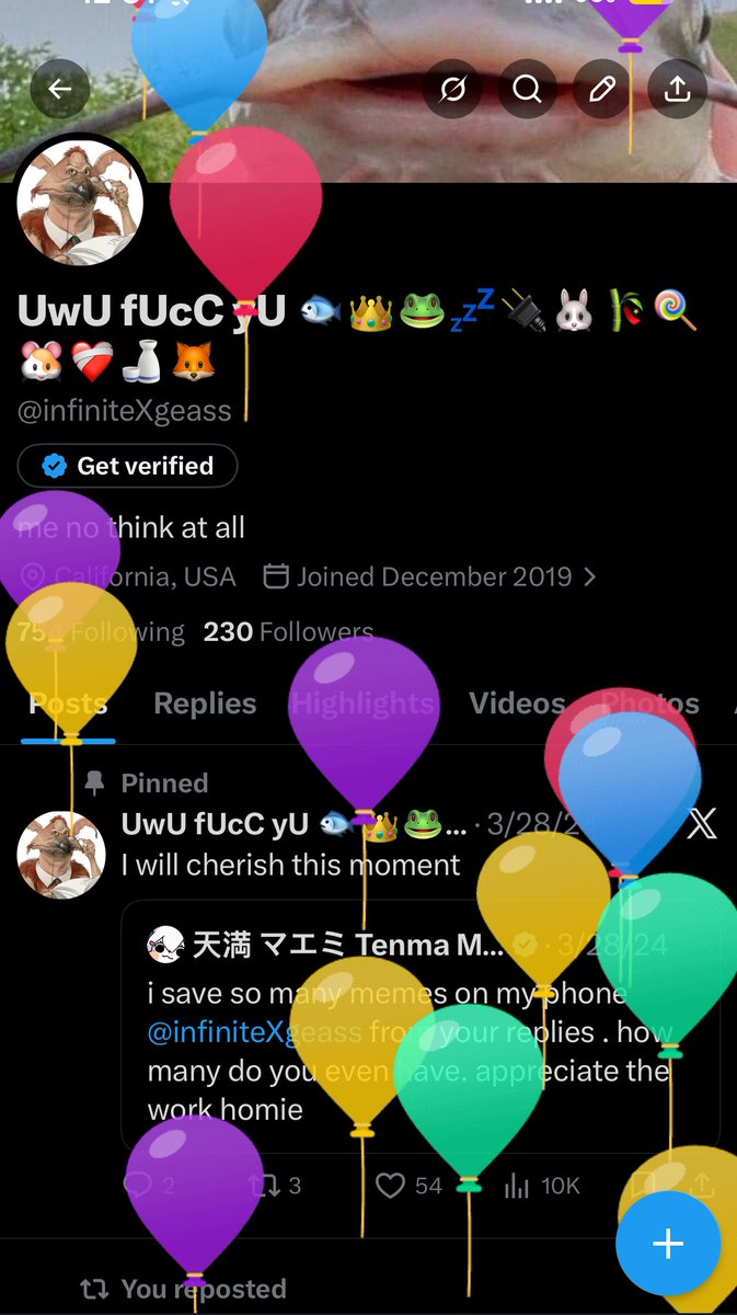 UwU fUcC yU 🐟👑🐸💤🔌🐰🎋🍭🐹❤️‍🩹🍶🦊 tweet media