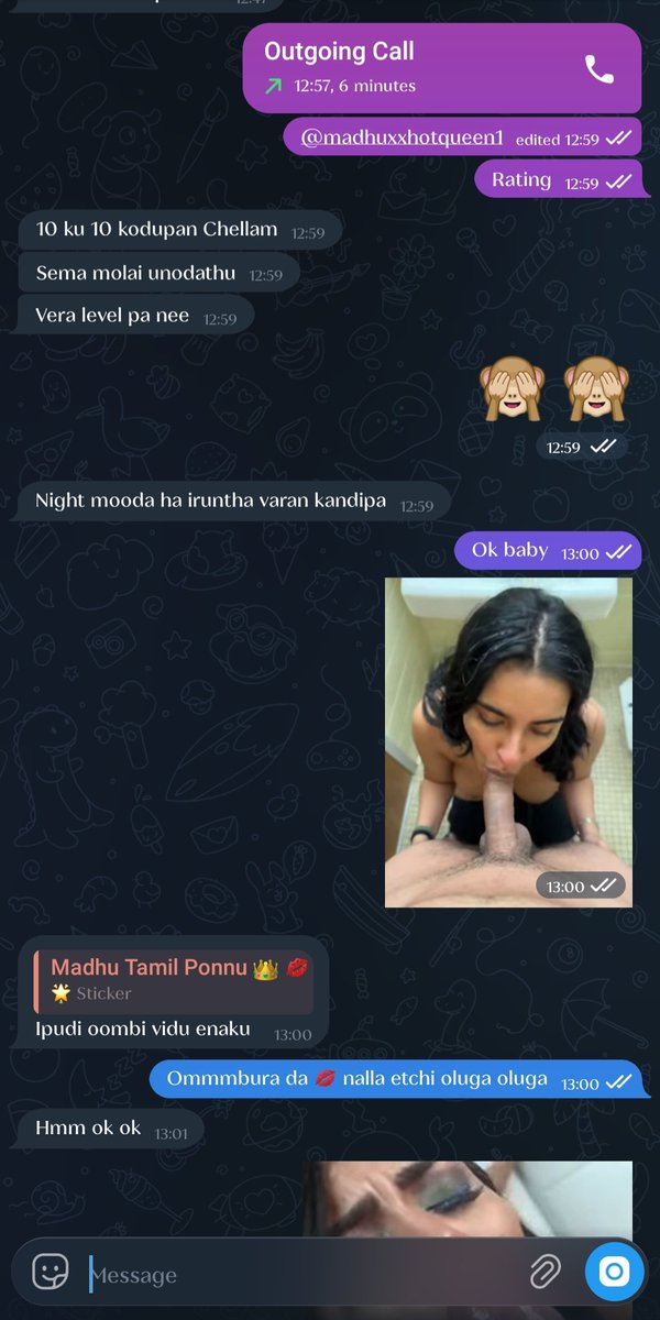 Nisha3Tamil's tweet photo. Show proof 💋💋💋🫂❤️🥵
Once show eduthu paarunga aprom kandippa enna vidave maattinga chlms 💋💋
https://t.co/TgBEA1Xyow https://t.co/o7nlHtdGSg