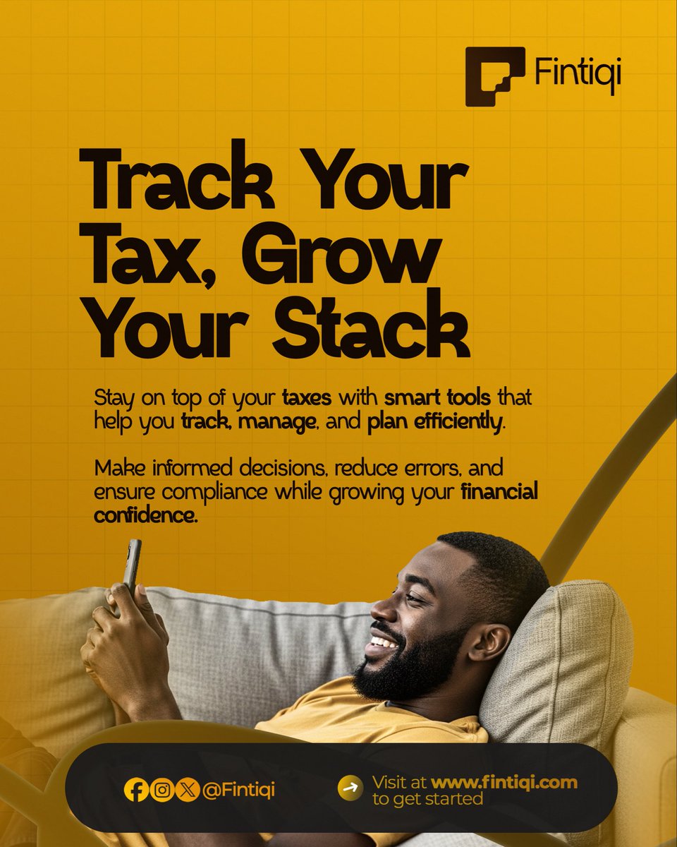 fintiqi's tweet photo. Most people don’t track their taxes… until it becomes a problem.

Then it’s stress, guesses, and costly mistakes.

Track early. Plan better. Grow smarter.

Your finances deserve structure.

Start here → https://t.co/GBUbqKCubw

#TaxSmart #MoneyMoves #EntrepreneurLife #Fintiqi https://t.co/2TdXmNuceL