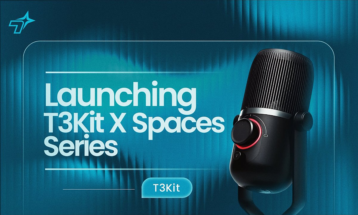 t3_kit's tweet photo. T3Kit X Spaces are here.

Not just conversations.
Real, actionable sessions that move you forward in Web3.

Here’s what’s coming 🧵 https://t.co/kRN2C3TAXZ