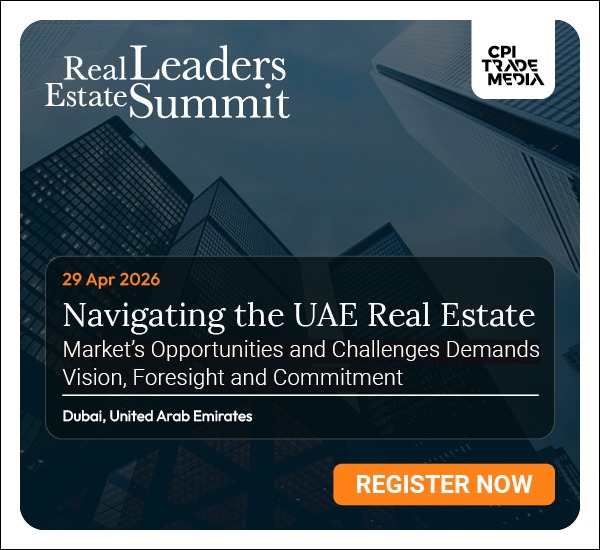 MEConstructionN's tweet image. We are thrilled to present the Real Estate Leaders Summit 2026!

29 April 2026
Dubai, United Arab Emirates

Register now: 2026.realestateleaderssummit.com/#register

#RELSummit26 #RealEstateLeaders #UAERealEstate #PropertyDevelopment #WellnessResidences #BrandedResidences #MECN #CPITradeMedia