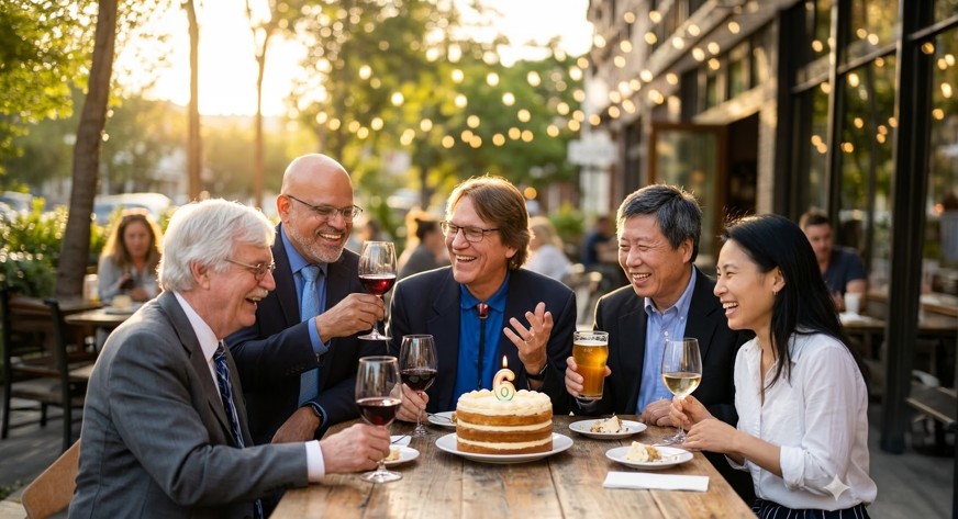 travelinedman's tweet image. Cheers! 6 years &amp;amp; counting of Silver Lining for Learning. Low cost online learning tech makes global collab &amp;amp; interaction possible at any time and any place. GenAI (Gemini) has enabled all of us to toast despite the 5 of us never meeting as a complete group. #Edtech; #Edtechchat