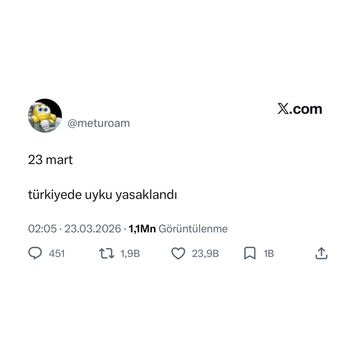 Boşuna Tıklama tweet media