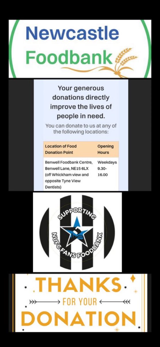NUFC Fans Foodbank tweet media