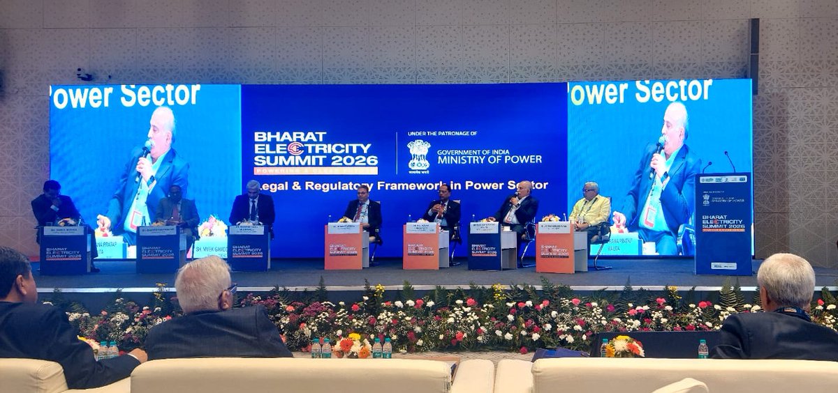 assam_erc's tweet photo. #AERC Chairperson at #BharatElectricitySummit, joining national leaders to shape India’s energy future⚡🇮🇳

A vital look at India’s energy roadmap &amp; sustainable transitions—aligning state goals with national vision for a resilient power sector📈
@BharatESummit #EnergyTransition https://t.co/i3KSe1CFNm