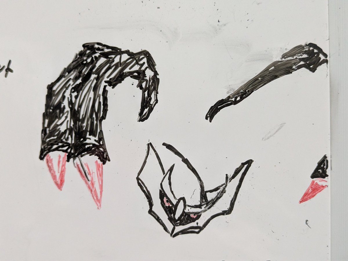 Shadow98811789's tweet photo. 過去に兄貴のホワイトボードに落書きしたのを思い出した。懐かしい。
全力をぶつけて描き残したし、そこに成長を感じられたのも凄く嬉しかった。
ありがとう。本当に良い思い出になった。 https://t.co/LzPm9S8usf
