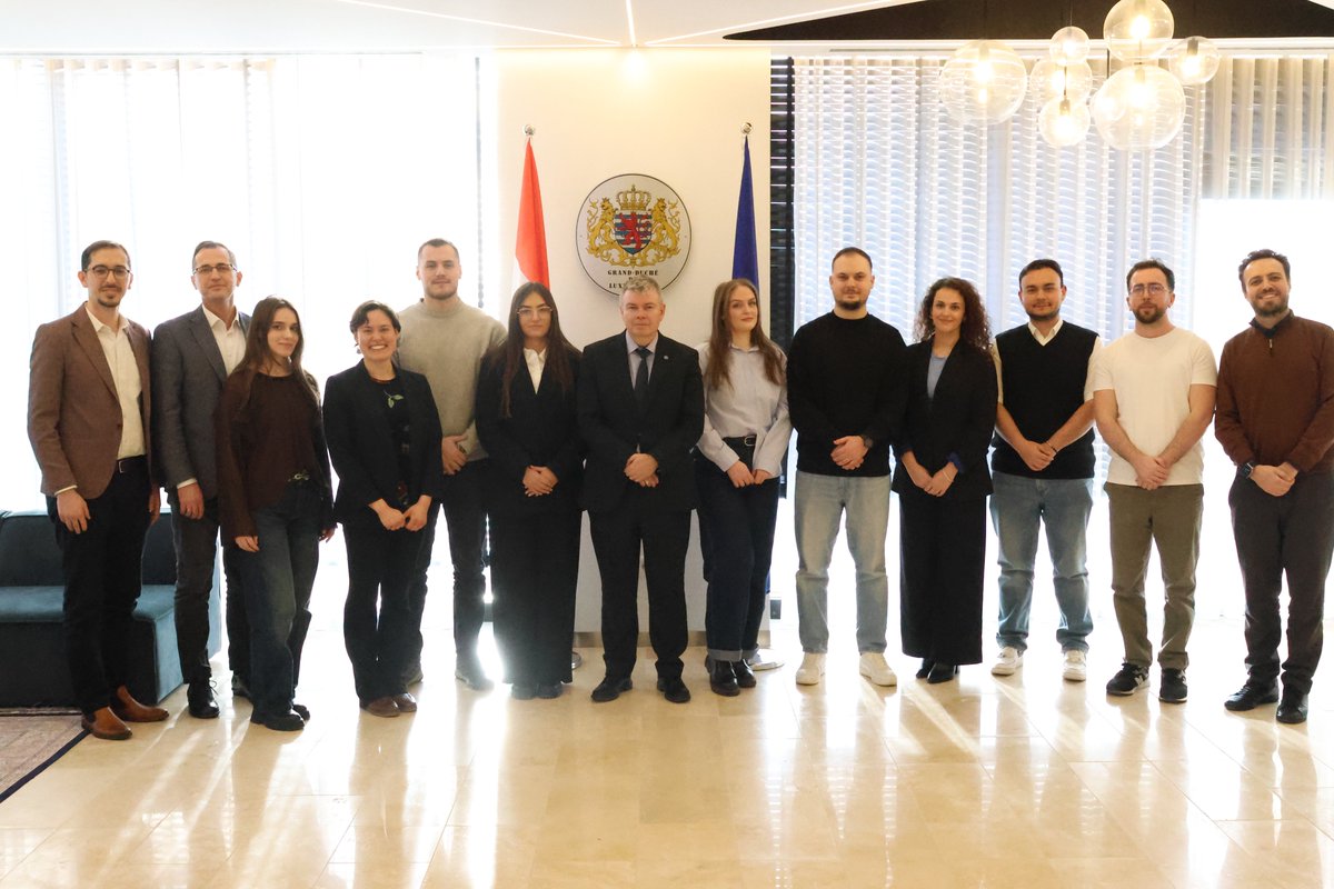 LUinPristina's tweet photo. Strengthening ties through knowledge and innovation 🇱🇺🤝🇽🇰
The University of Luxembourg and the University of Prishtina are advancing cooperation in research, education, and digital skills, investing in the next generation of talent.
Read more: https://t.co/ul2Fv24mji https://t.co/AKnWgdun8K