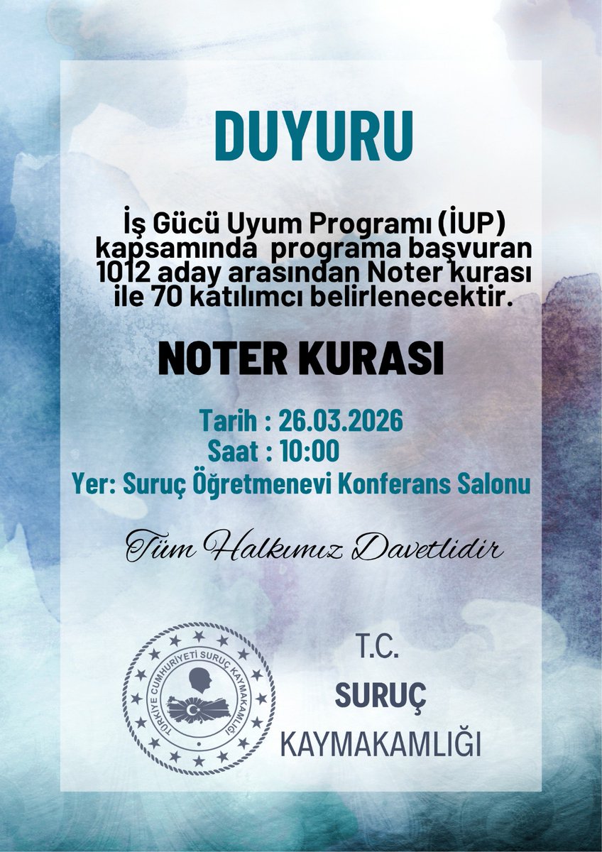 Suruç İlçe Milli Eğitim Müdürlüğü tweet media