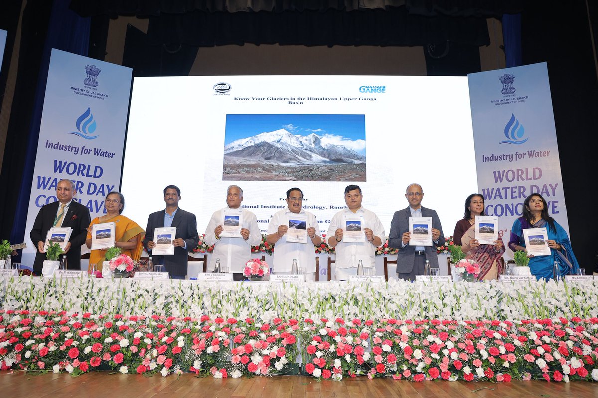 nwmgoi's tweet photo. A set of impactful publications was unveiled at the #worldwaterdayconclave spotlighting innovation in water conservation & efficiency 💧
Featuring: National Water Data Policy 2026, MMI, Spring & MI Census Reports, Glacier Conservation, and Industry Best Practices. https://t.co/2IzWXH1oFf