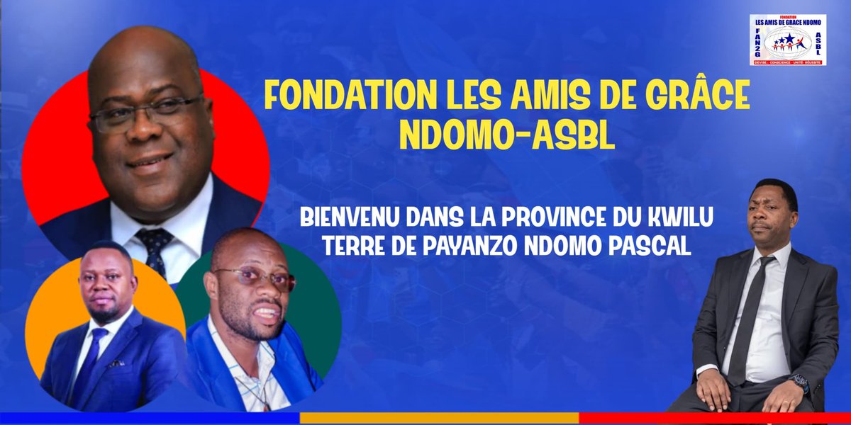 Place à l'acceuil du Chef de l'Etat. 
La CRD Parti Cher à l'honorable Deuxième Vice-président de l'AN Christophe Mboso, <a href="/SamuelMbembaK/">Samuel Mbemba Kabuya</a> ,Nicolas Mboso et son Partenaire Naturel FAN2G-ASBL de Me NDOMO GRÂCE, S'est mobiliser pour réserver un Accueil chaleureux au présent <a href="/Fatshi20/">Fatshi Président</a>