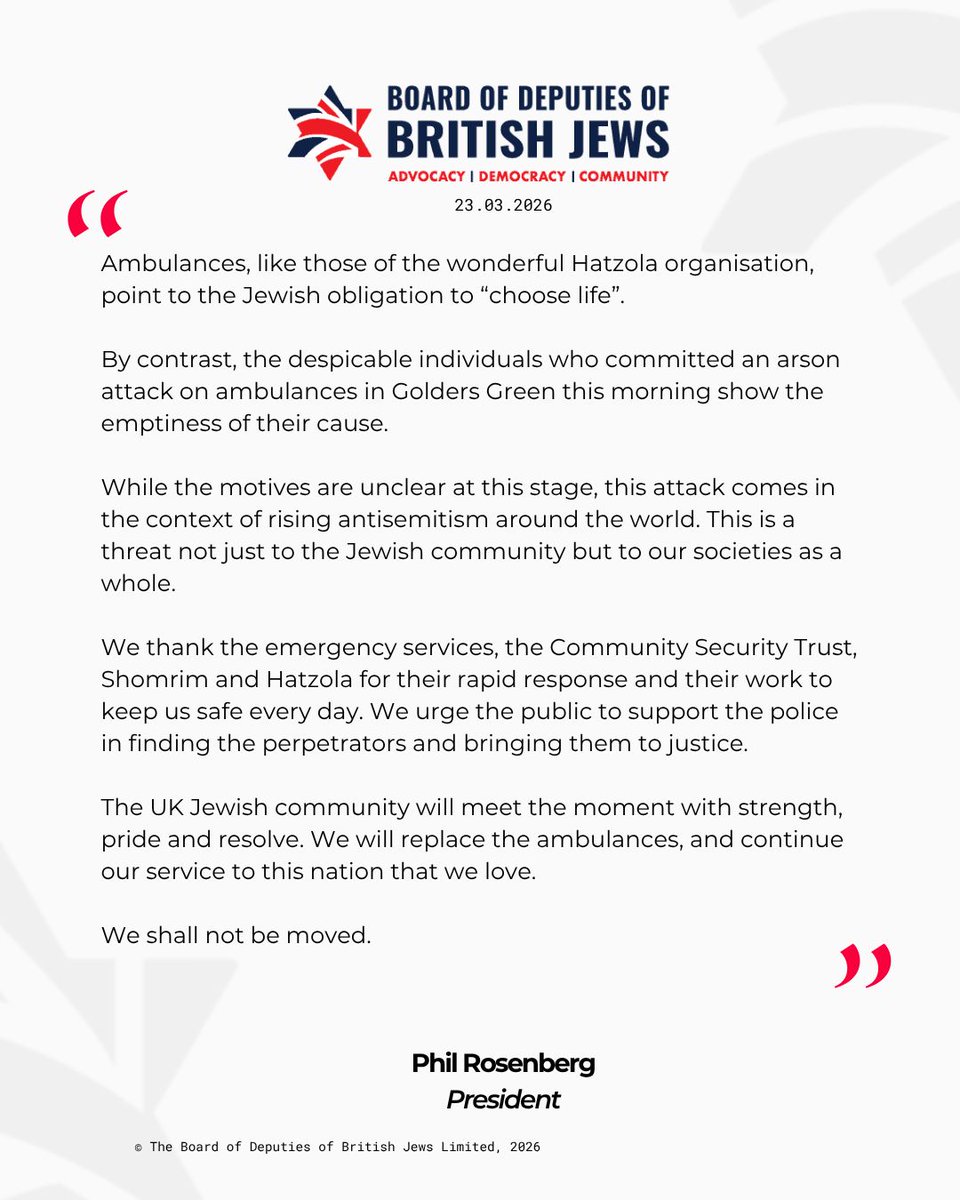 Board of Deputies of British Jews tweet media