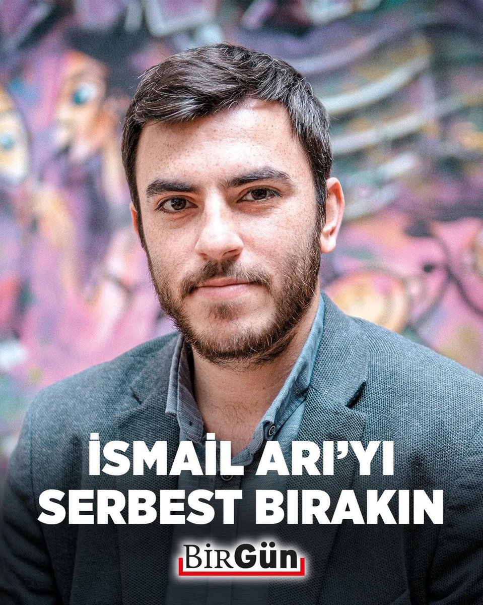 CananCoskun1306's tweet photo. Gazetecilik suç değildir!
 #İsmailArıSerbestBırakılsın https://t.co/DBEh5lg8IR