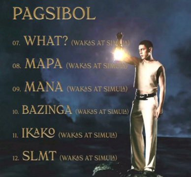 Si MANA lang ang bukod-tanging walang MV dito. Baka naman mapagbigyan n'yo na kami ngayon esbi? 😭

SB19 WaS ALBUM ON MARCH27
<a href="/SB19Official/">SB19 Official</a> #SB19 
#SB19WakasAtSimulaPresscon