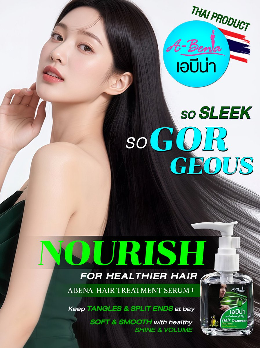Abena_cosmetic's tweet image. Flick, Flick 💁‍♀️ So Sleek, So Gorgeous
✨ Beautify your hair with #ABENA 📍

Abena Hair Treatment Serum Plus
✅ Leaves hair soft, smooth, and shiny
✅ Nourishes for healthier, fuller hair
✅ Keeps split ends and tangles at bay

☎️ Shop now / More details 👉
linktr.ee/abenacosmetic