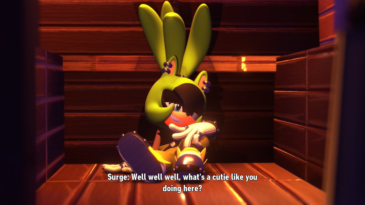 TheNam3IsX's tweet image. I'm surprised I haven't seen more of this ship tbh

#SurgeTheTenrec #BelleTheTinkerer #Surge #Belle #Surgelle #SonicTheHedgehog #SonicIDW #IDWSonic