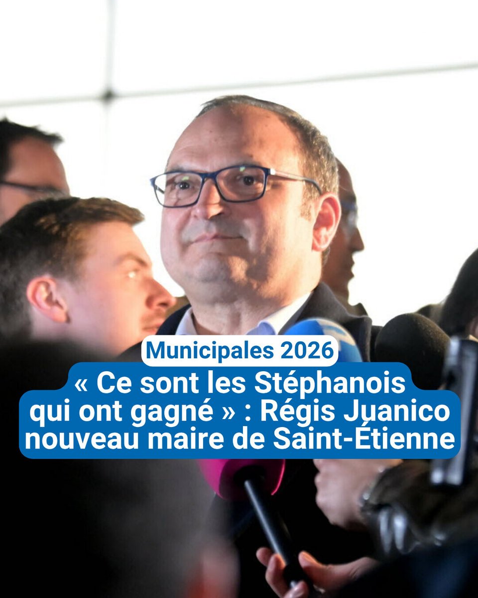 Le_Progres's tweet image. Point noir pour le nouveau maire de gauche de Saint-Étienne, il devra composer avec une opposition forte, principalement aux mains du RN, arrivé en deuxième position. #municipales2026 
➡️ l.leprogres.fr/Uqg