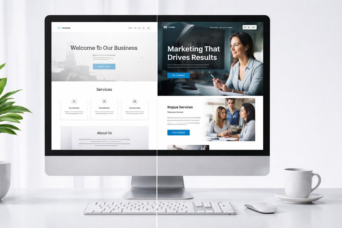 Your website isn’t broken.
It just looks like everyone else’s.

Most sites today are built from templates
so they feel familiar… and get ignored.

If your site doesn’t feel like your business,
it might be time to rebuild it around what actually makes you different.