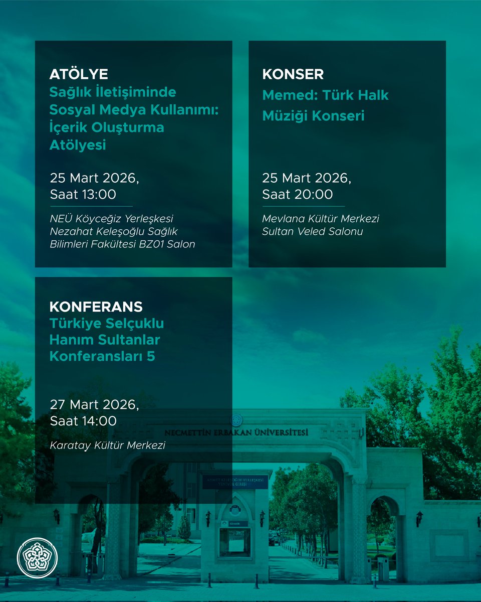 Necmettin Erbakan Üniversitesi tweet media