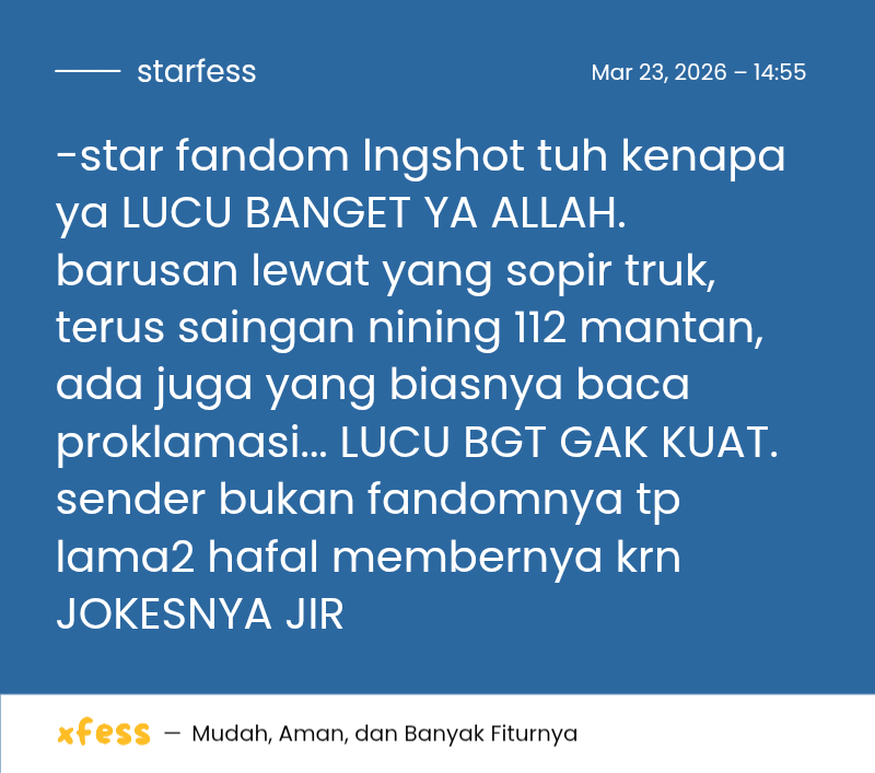 Starfess || CEK PINNED UNTUK KIRIM MENFESS tweet media