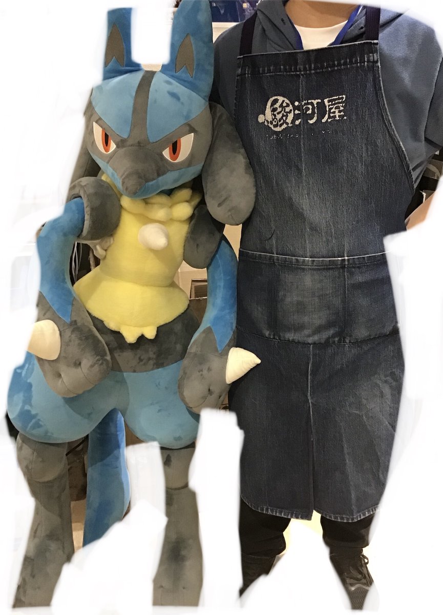 中古雑貨入荷情報】 本日、等身大ﾙｶﾘｵ ぬいぐるみ ｢ﾎﾟｹｯﾄﾓﾝｽﾀｰ｣ ﾎﾟｹﾓﾝ