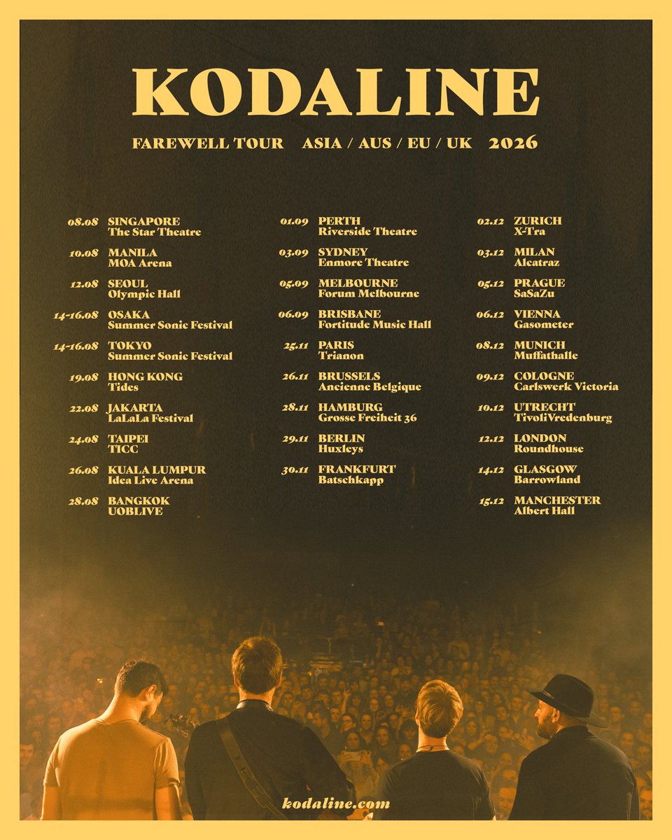 Kodaline tweet media