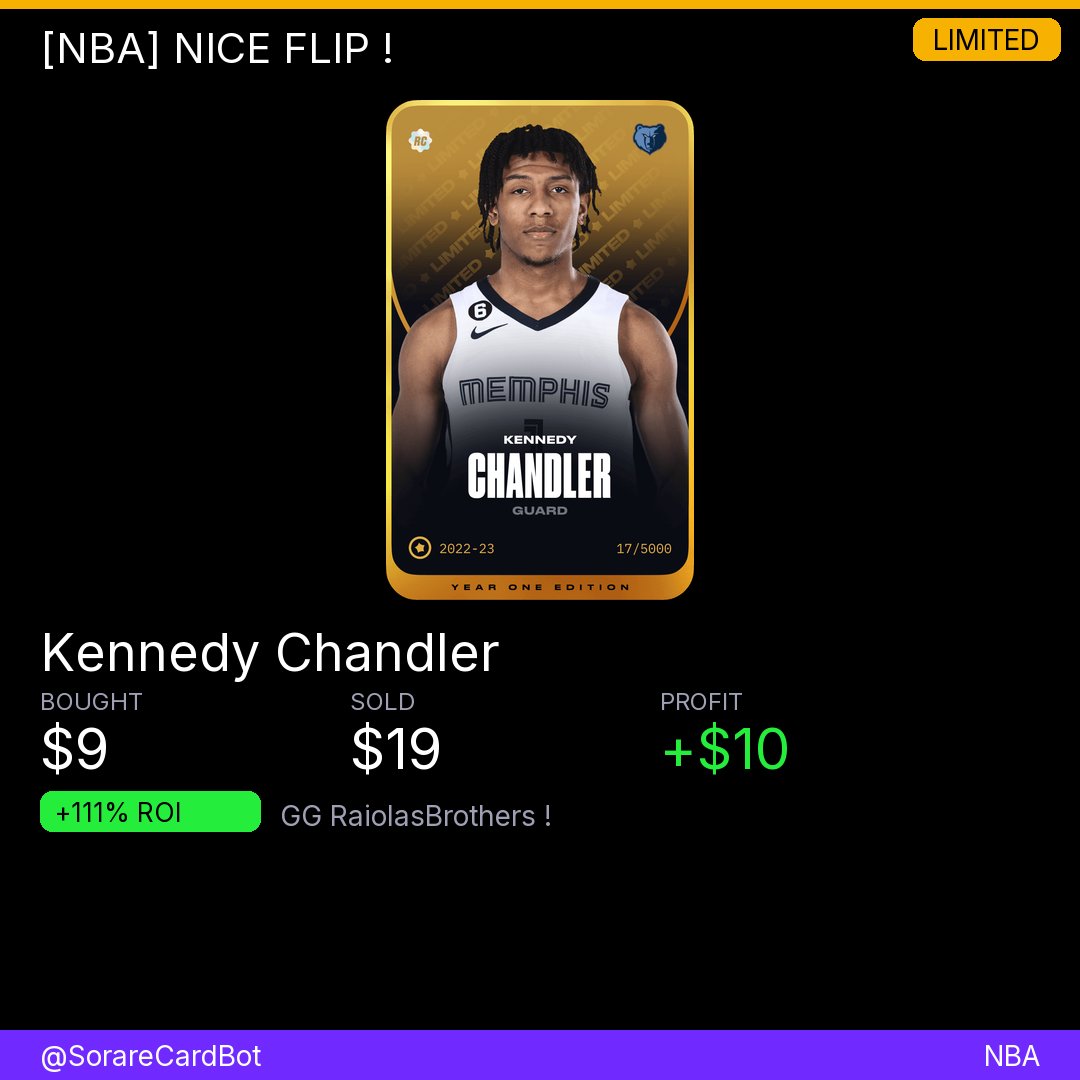 Sorare Alerts tweet media