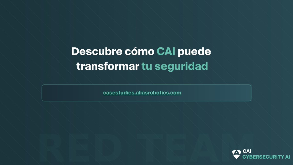 Alias Robotics tweet media