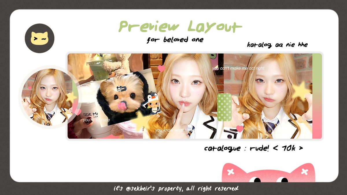 Altheara, mention after dm! 🍤 tweet media