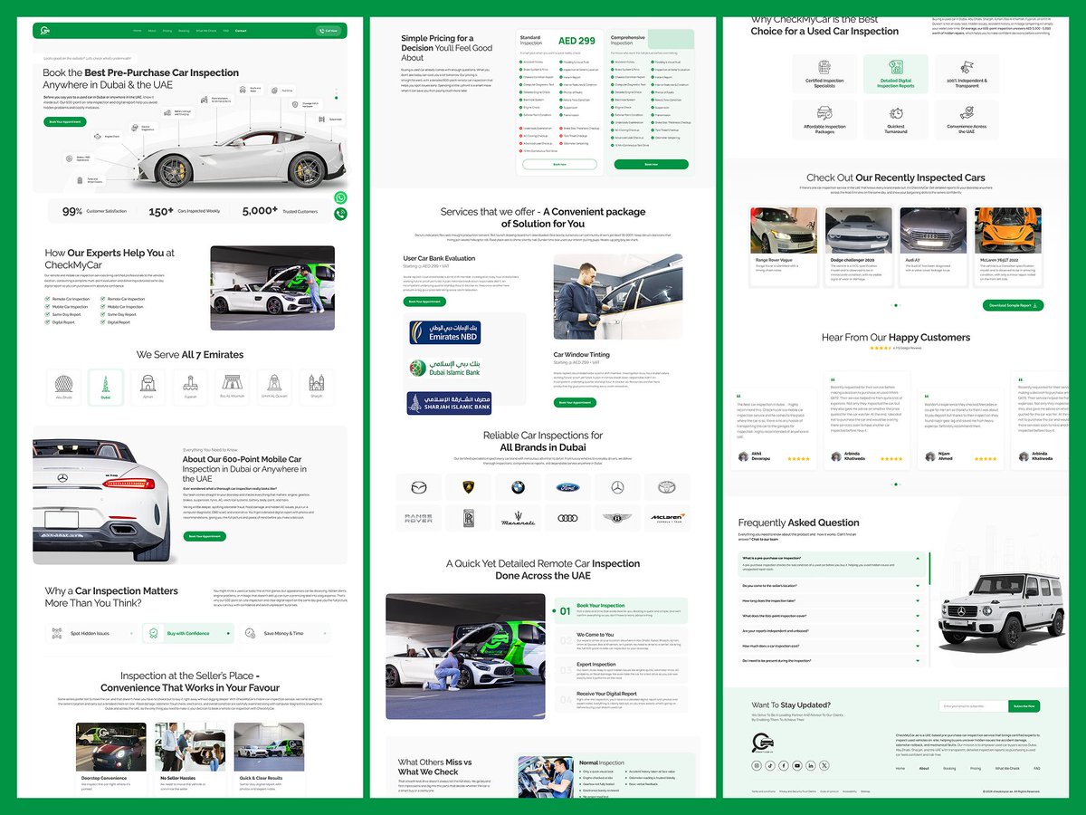 M_Creationz's tweet photo. Modern car inspection platform designed for trust &amp; conversion 🚗
https://t.co/ujeZxO6W1N

🌐 https://t.co/i7jqPSeCTk

Designed &amp; Developed by MasterCreationz — Global UI/UX Design Studio.
🚀 Case study coming soon. Stay tuned. https://t.co/oJaiGX1Uk9