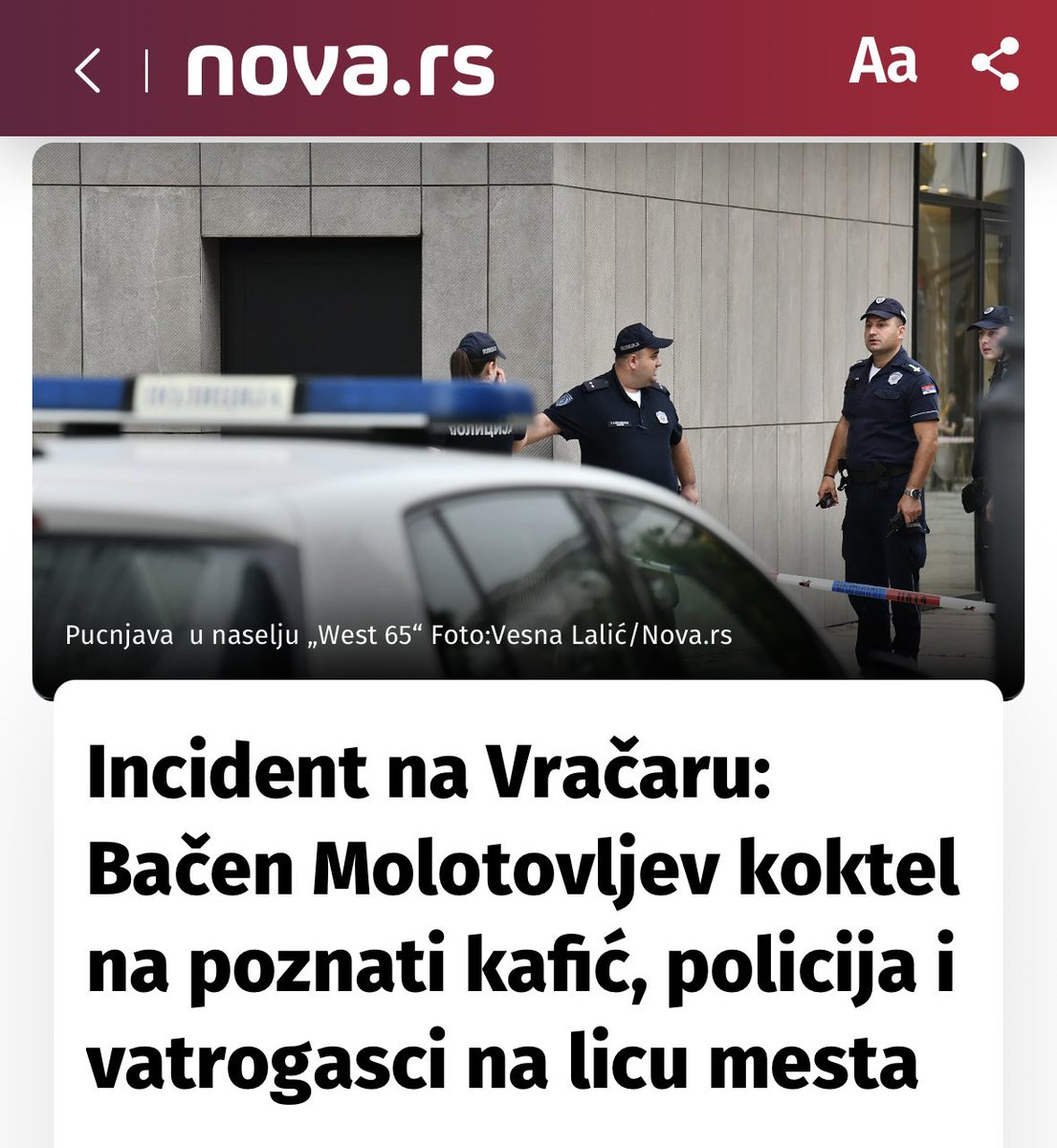 Stranka slobode i pravde Vračar tweet media