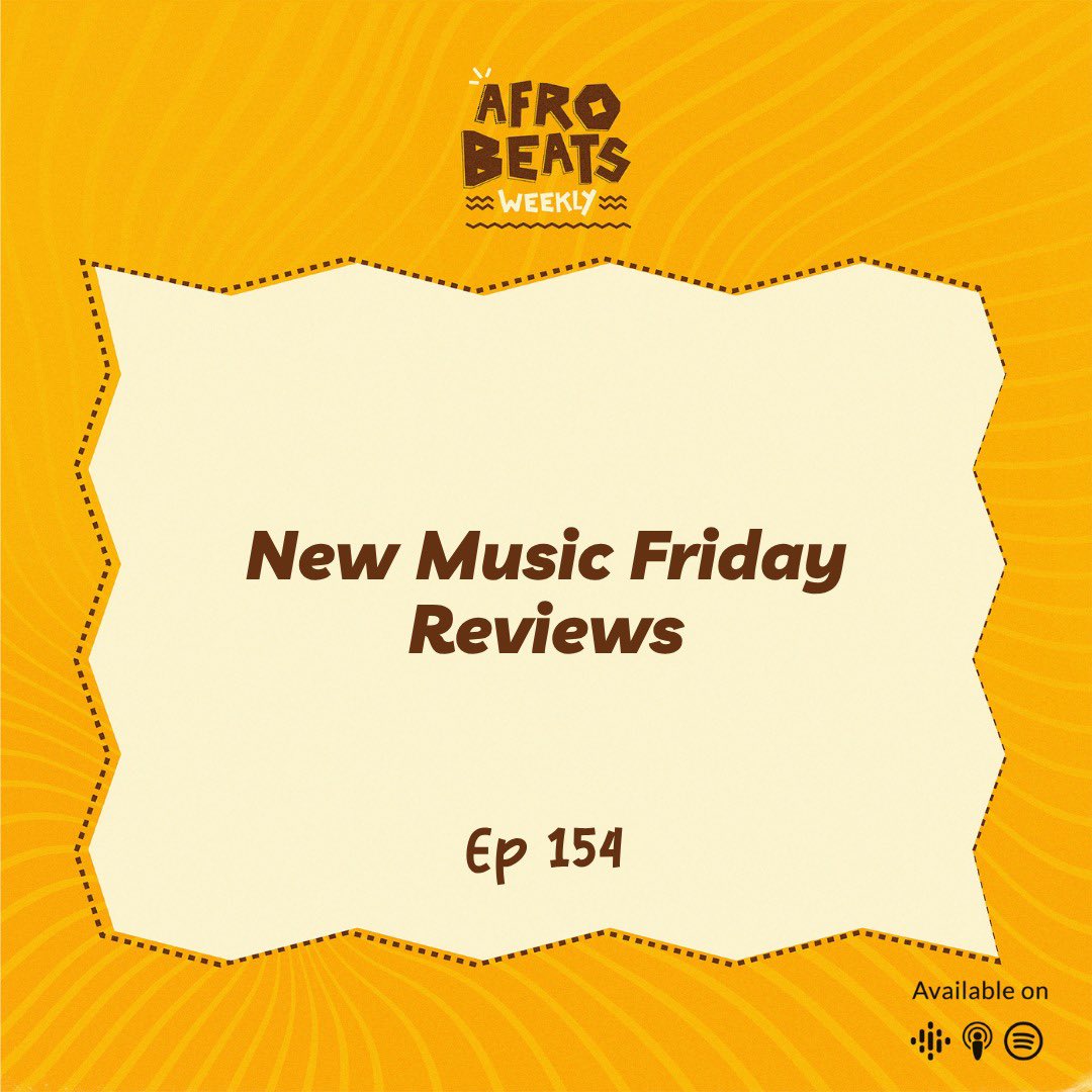 On this week’s episode of Afrobeats Weekly, <a href="/whoistunde/">Olatunde</a> and his co-host, <a href="/ShoWontStop/">Sho</a> , discuss New Music Friday Reviews and Champz’ Young Poet album.

push.fm/fl/afrobeastwe…