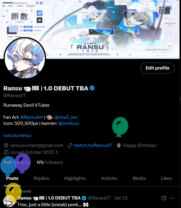 Ransu 🐏🪪 | 1.0 DEBUT TBA tweet media