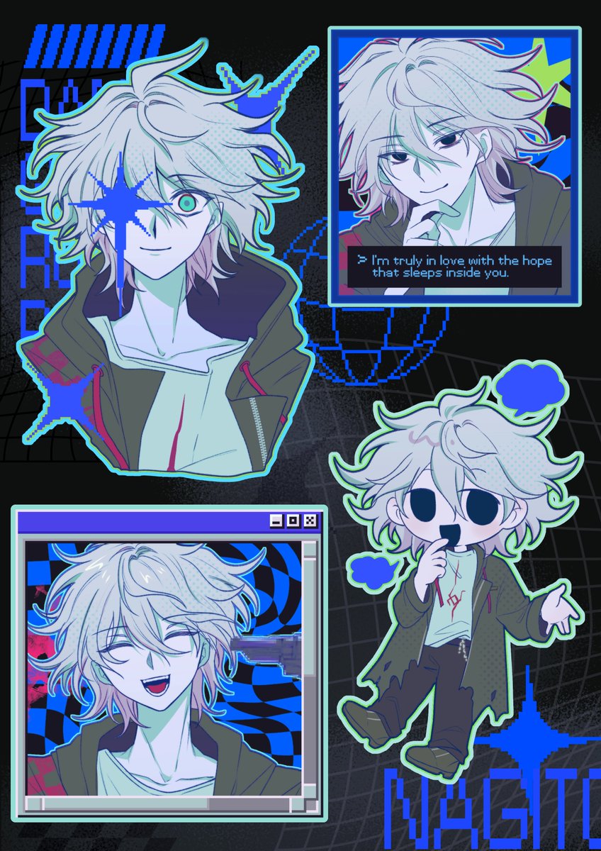 hazeglu's tweet photo. Komaeda Nagito #Danganronpa https://t.co/INRm6qgaMY