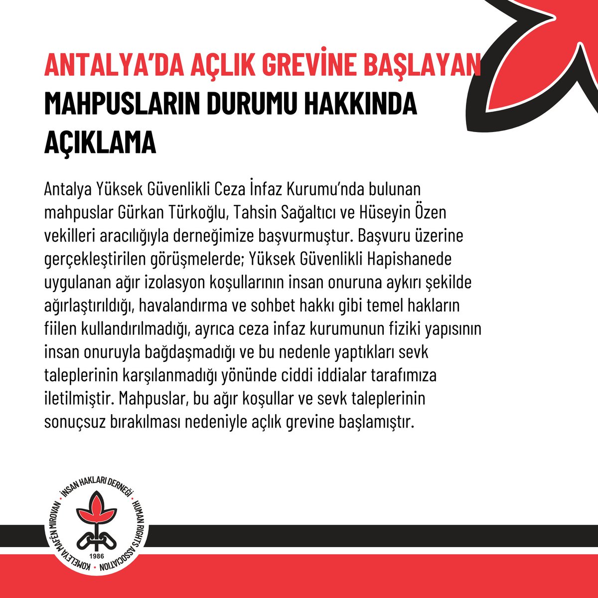 İHD Genel Merkezi tweet media