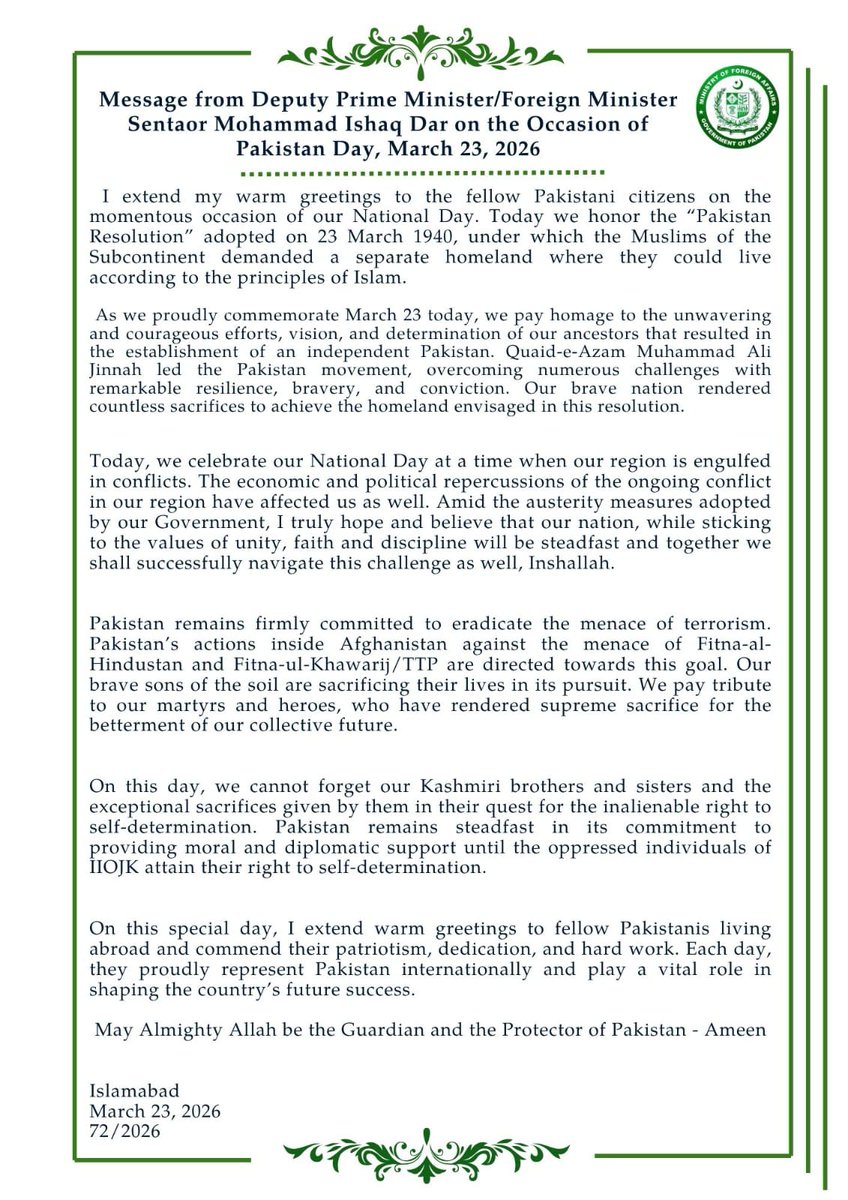 Pakistan Embassy Czech Republic tweet media